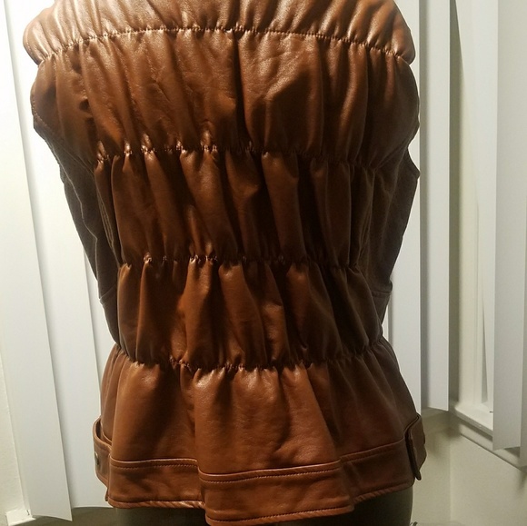 Marc bouwer faux leather vest - Picture 3 of 4
